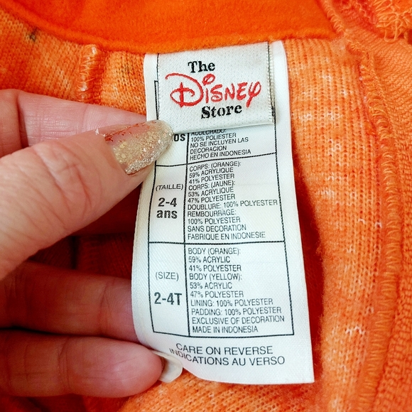 Deluxe Plush Tigger Costume size 2T-4T Disney Winnie The Pooh Halloween y2k - Picture 5 of 8